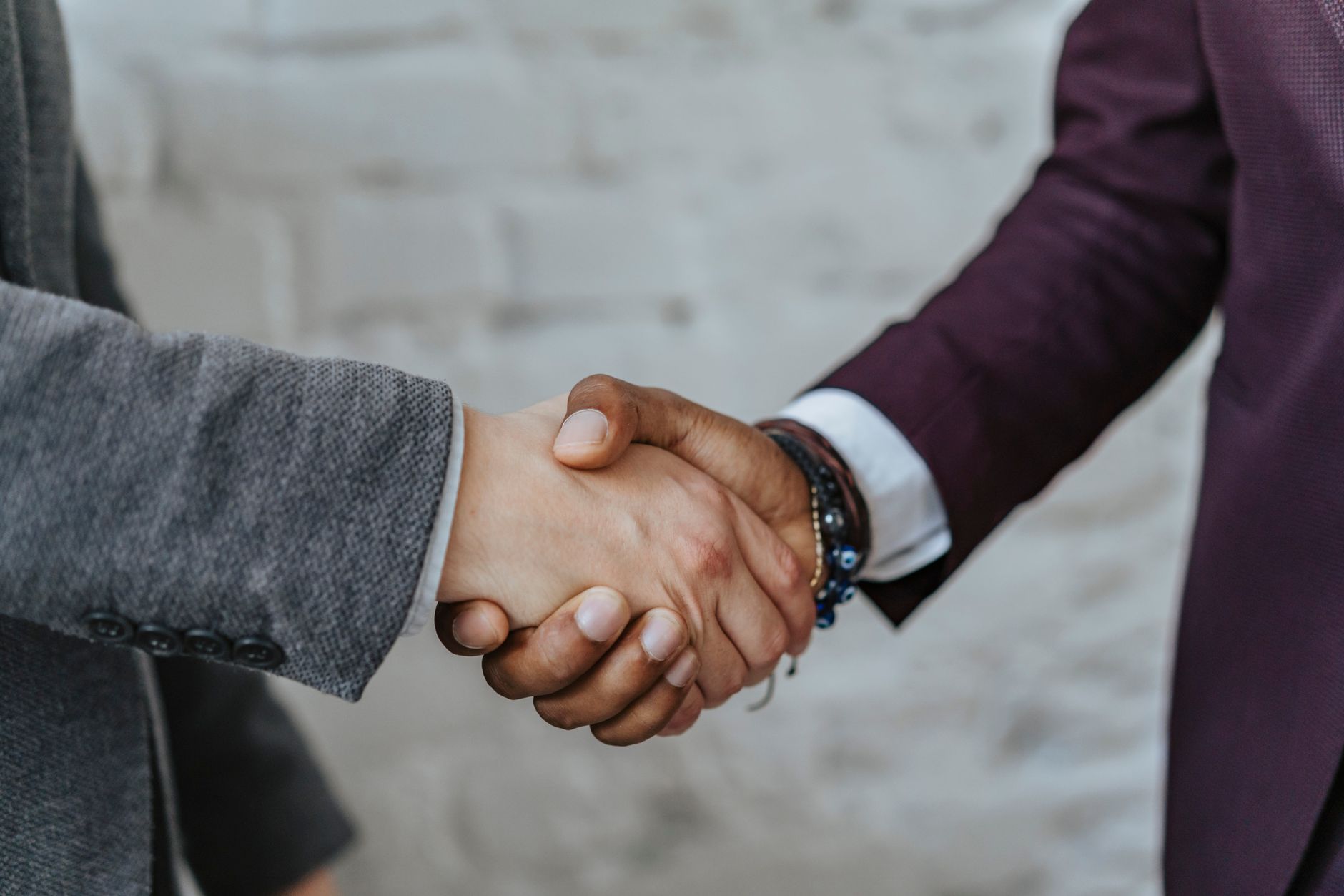 Professional handshake symbolizing cooperation and partnersh