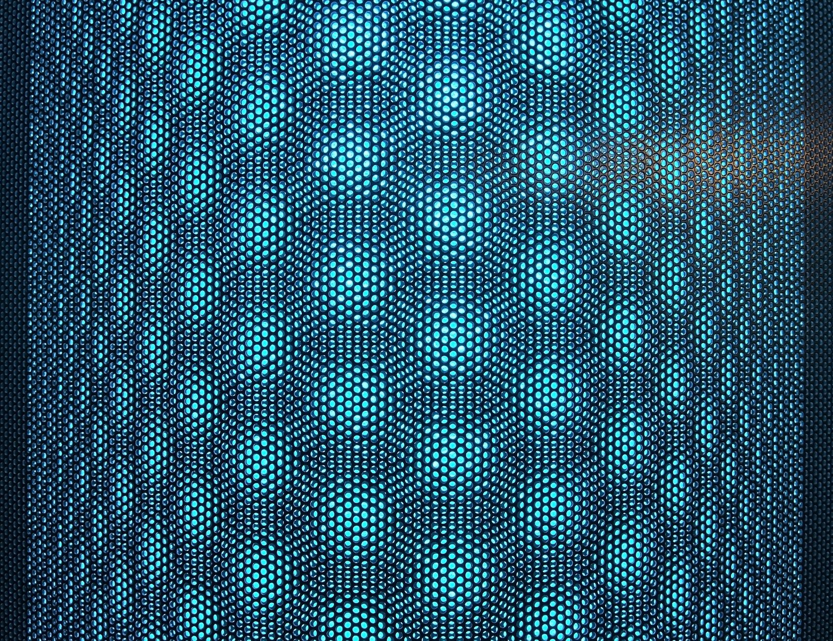 Abstract geometric pattern featuring hexagons and spheres in